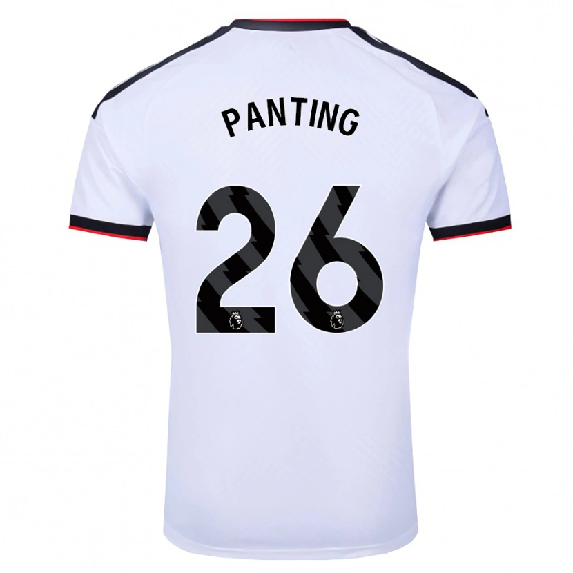 Danxen Hombre Camiseta Rachel Panting #26 Blanco Negro Rojo 1ª Equipación 2026/27 La Camisa