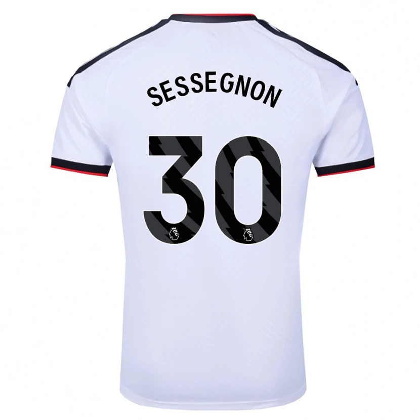 Danxen Hombre Camiseta Ryan Sessegnon #30 Blanco Negro Rojo 1ª Equipación 2026/27 La Camisa