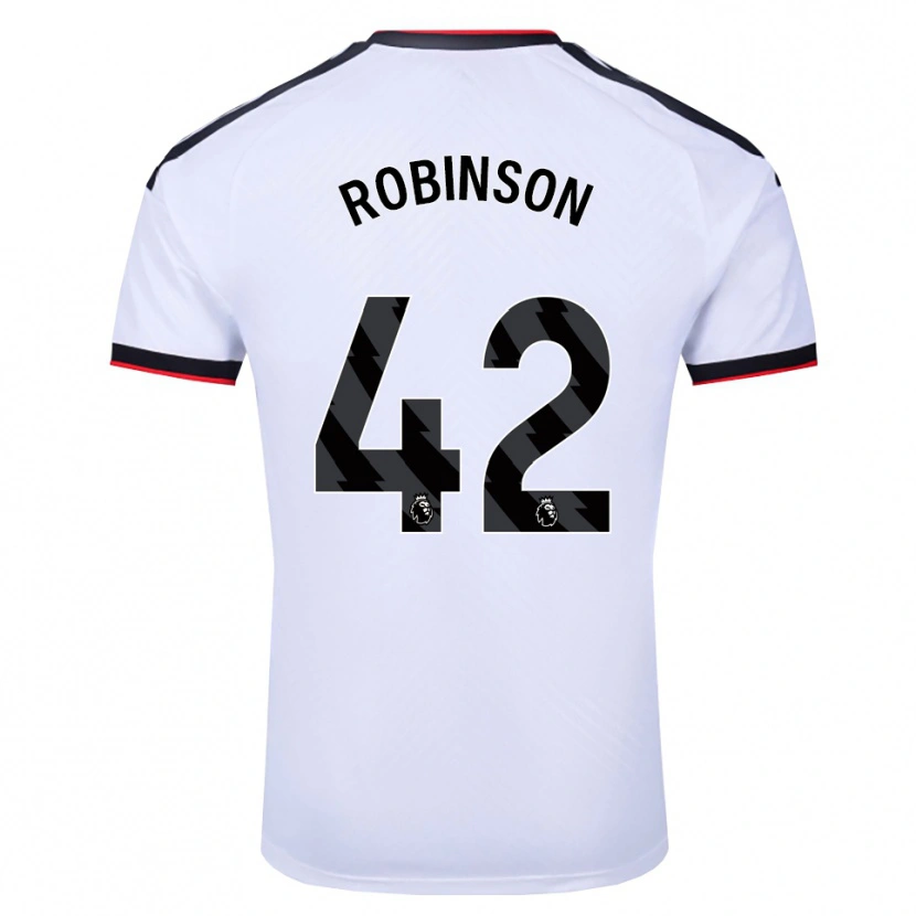 Danxen Hombre Camiseta Charlie Robinson #42 Blanco Negro Rojo 1ª Equipación 2026/27 La Camisa