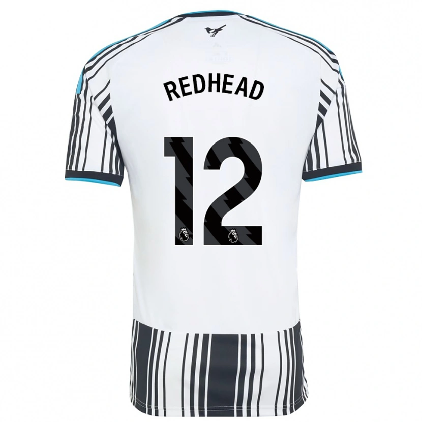 Danxen Hombre Camiseta Cara Milne-Redhead #12 Azulcielo Negro Blanco 1ª Equipación 2026/27 La Camisa
