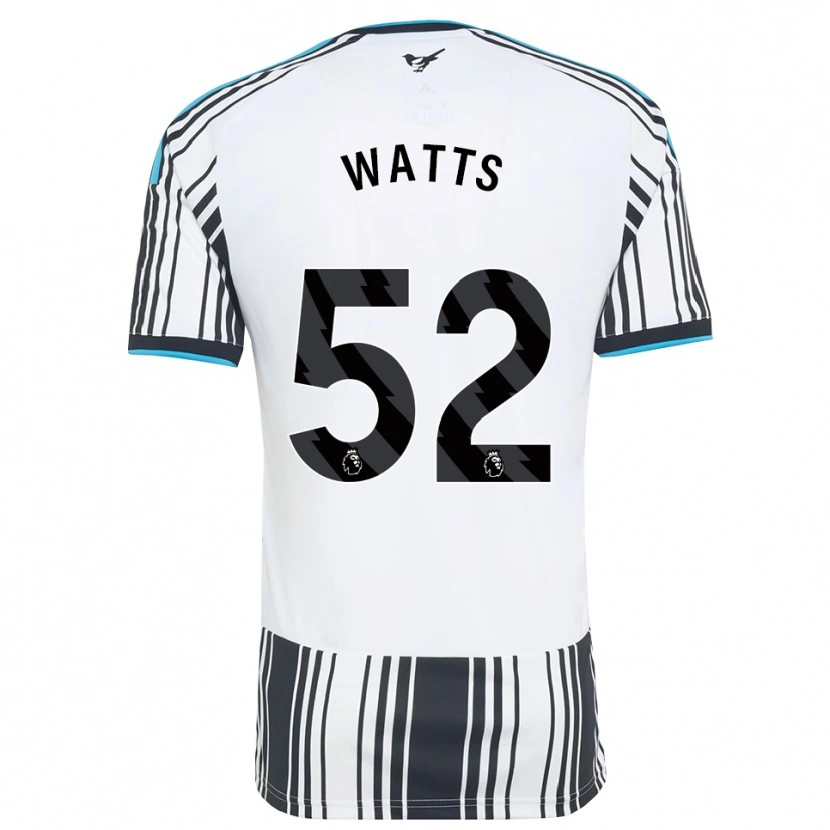 Danxen Hombre Camiseta Logan Watts #52 Azulcielo Negro Blanco 1ª Equipación 2026/27 La Camisa