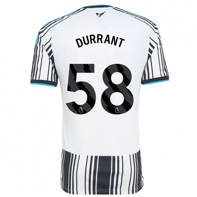 Danxen Hombre Camiseta Jake Durrant #58 Azulcielo Negro Blanco 1ª Equipación 2026/27 La Camisa