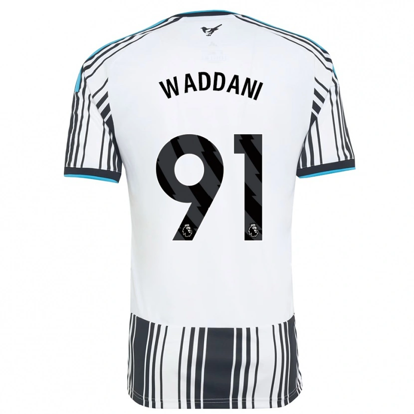 Danxen Hombre Camiseta Mohamed Waddani #91 Azulcielo Negro Blanco 1ª Equipación 2026/27 La Camisa