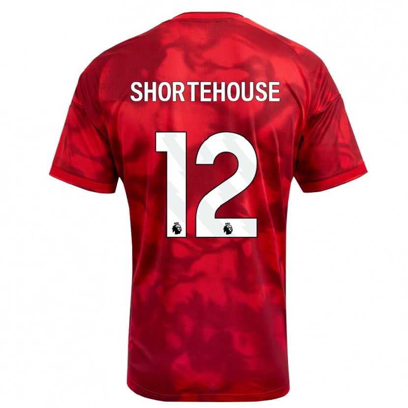 Danxen Hombre Camiseta Michael Shortehouse #12 Carmesí Blanco 1ª Equipación 2026/27 La Camisa