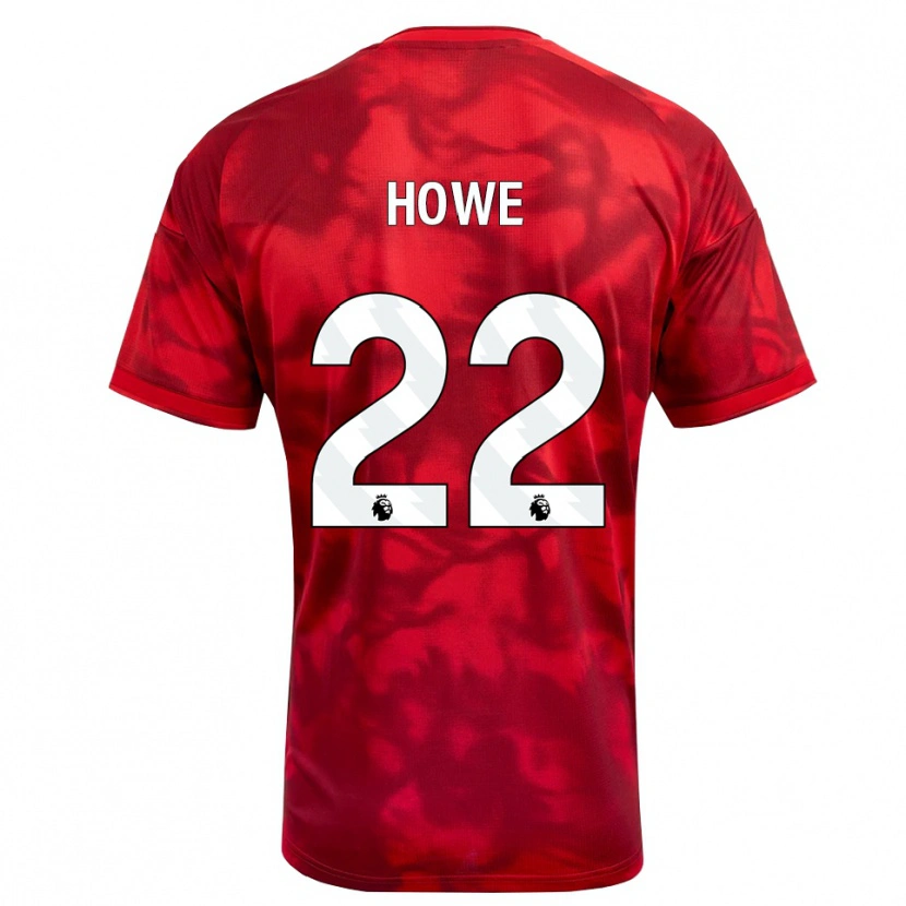 Danxen Hombre Camiseta Casey Howe #22 Carmesí Blanco 1ª Equipación 2026/27 La Camisa