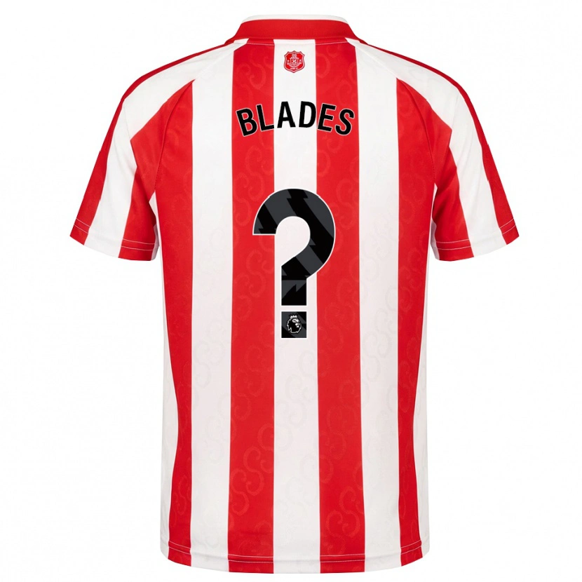 Danxen Hombre Camiseta Reanna Blades #0 Rojo Blanco Negro 1ª Equipación 2026/27 La Camisa