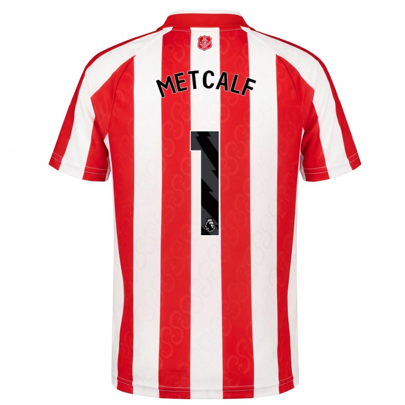 Danxen Hombre Camiseta Ben Metcalf #1 Rojo Blanco Negro 1ª Equipación 2026/27 La Camisa
