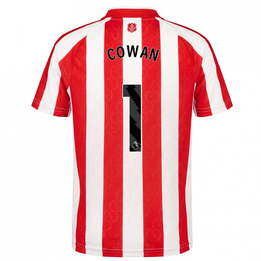 Danxen Hombre Camiseta Joe Cowan #1 Rojo Blanco Negro 1ª Equipación 2026/27 La Camisa