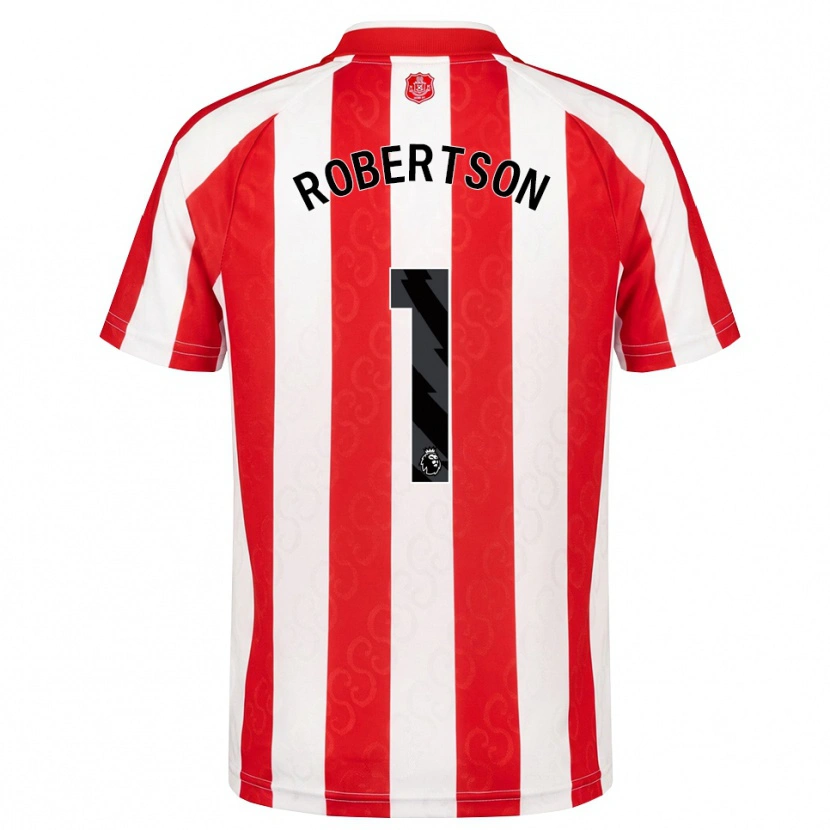 Danxen Hombre Camiseta Finley Robertson #1 Rojo Blanco Negro 1ª Equipación 2026/27 La Camisa