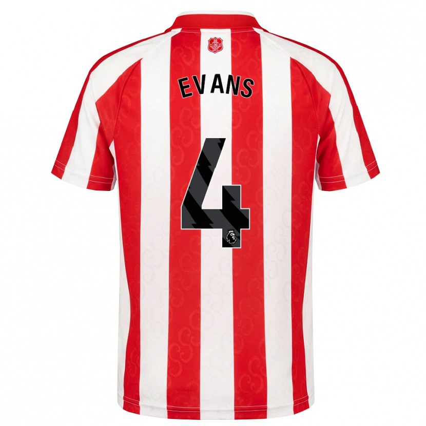 Danxen Hombre Camiseta Corry Evans #4 Rojo Blanco Negro 1ª Equipación 2026/27 La Camisa