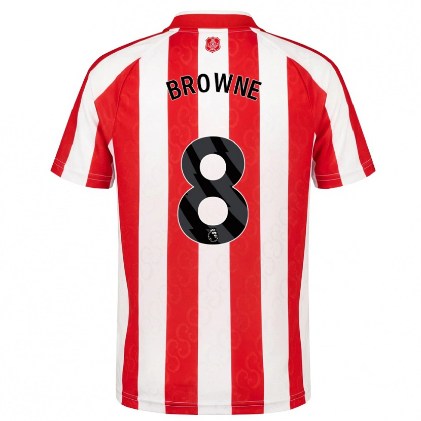 Danxen Hombre Camiseta Alan Browne #8 Rojo Blanco Negro 1ª Equipación 2026/27 La Camisa