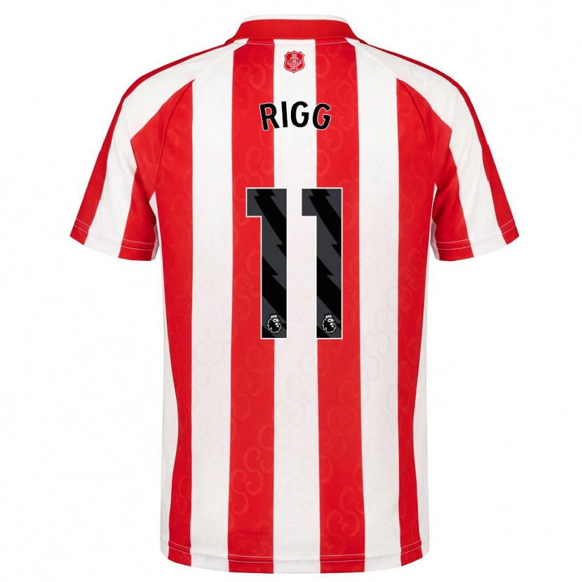 Danxen Hombre Camiseta Chris Rigg #11 Rojo Blanco Negro 1ª Equipación 2026/27 La Camisa