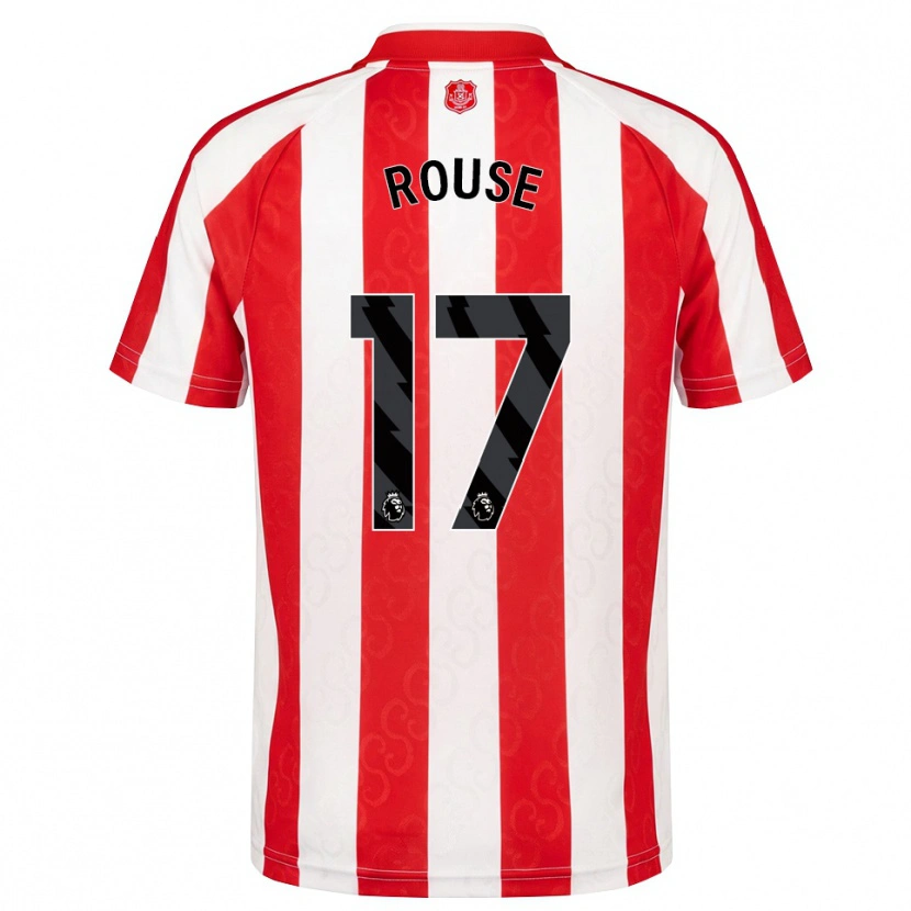 Danxen Hombre Camiseta Mollie Rouse #17 Rojo Blanco Negro 1ª Equipación 2026/27 La Camisa