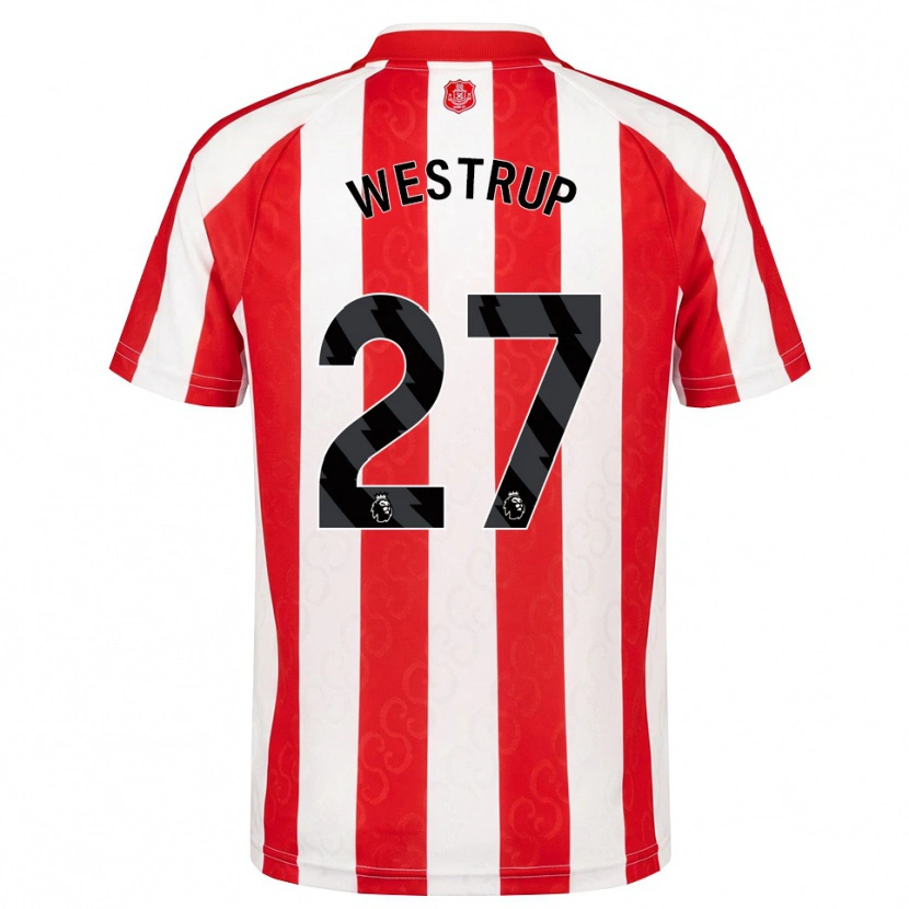 Danxen Hombre Camiseta Brianna Westrup #27 Rojo Blanco Negro 1ª Equipación 2026/27 La Camisa