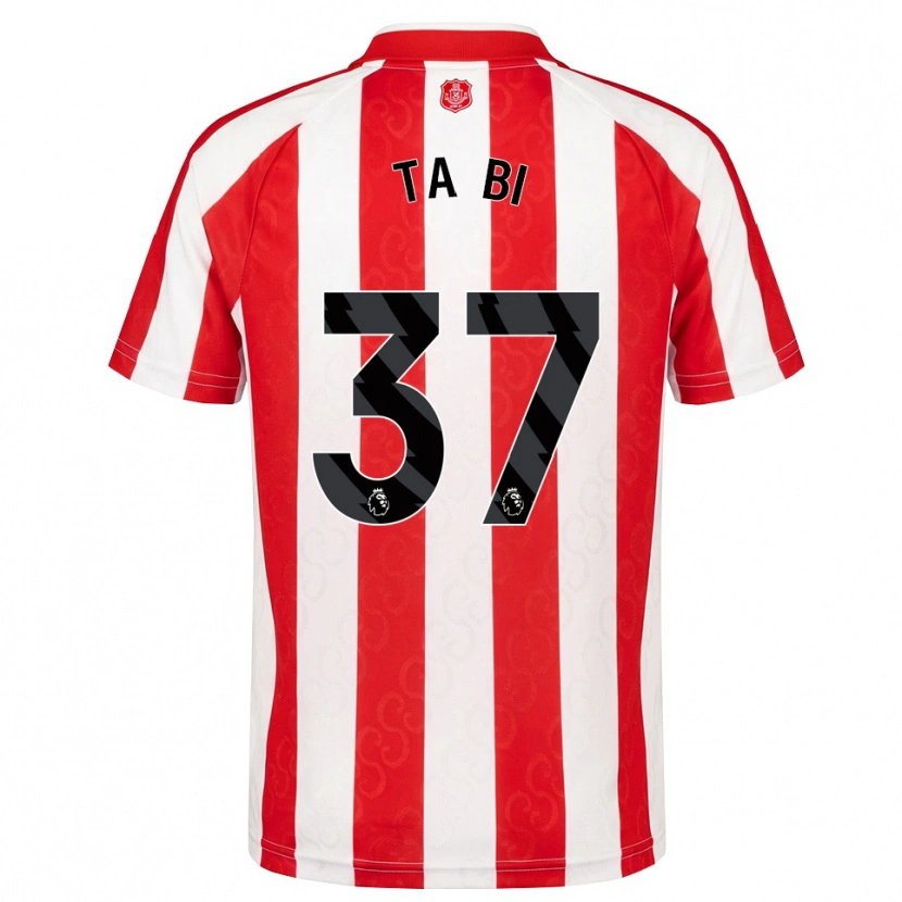 Danxen Hombre Camiseta Jocelin Ta Bi #37 Rojo Blanco Negro 1ª Equipación 2026/27 La Camisa
