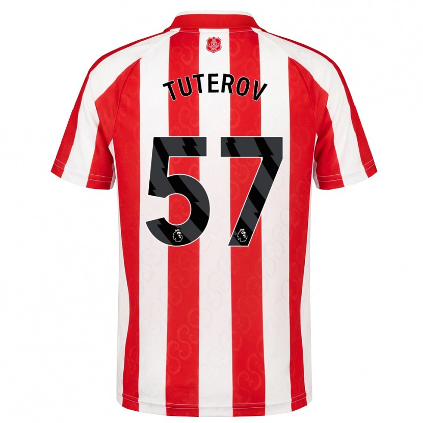 Danxen Hombre Camiseta Timur Tuterov #57 Rojo Blanco Negro 1ª Equipación 2026/27 La Camisa