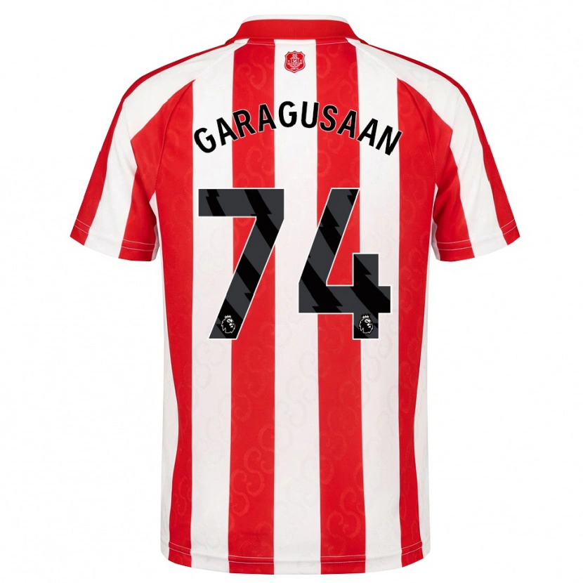 Danxen Hombre Camiseta Finn Geragusyan #74 Rojo Blanco Negro 1ª Equipación 2026/27 La Camisa