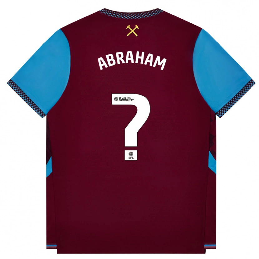Danxen Hombre Camiseta Dondre Abraham #0 Borgoña Azulaciano 1ª Equipación 2026/27 La Camisa