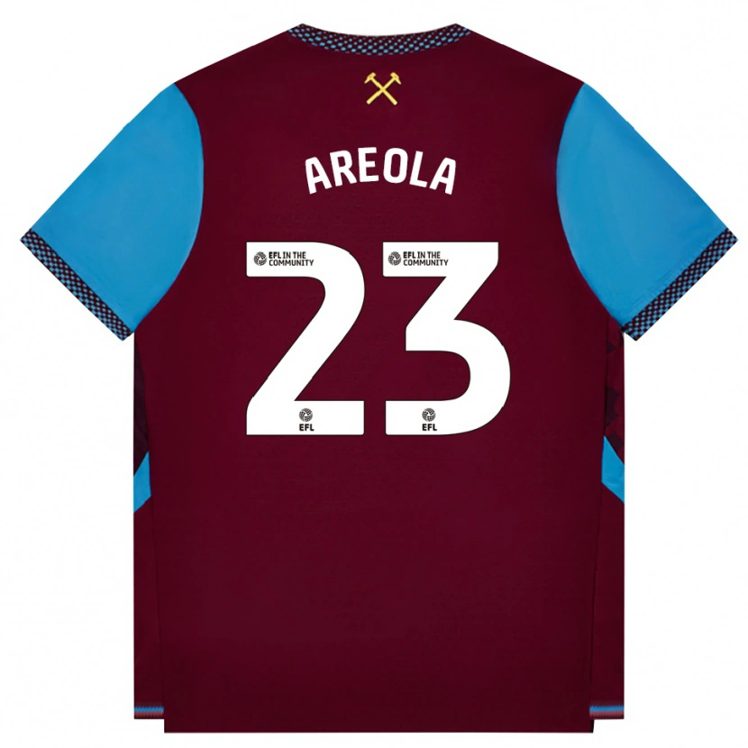 Danxen Hombre Camiseta Alphonse Areola #23 Borgoña Azulaciano 1ª Equipación 2026/27 La Camisa