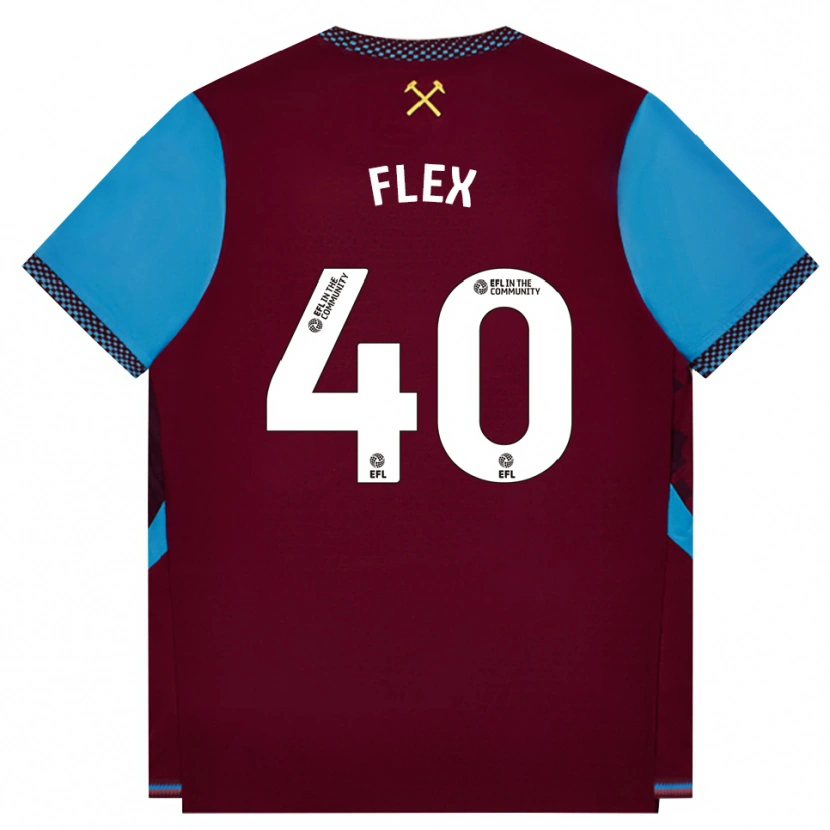Danxen Hombre Camiseta Armstrong Oko Flex #40 Borgoña Azulaciano 1ª Equipación 2026/27 La Camisa