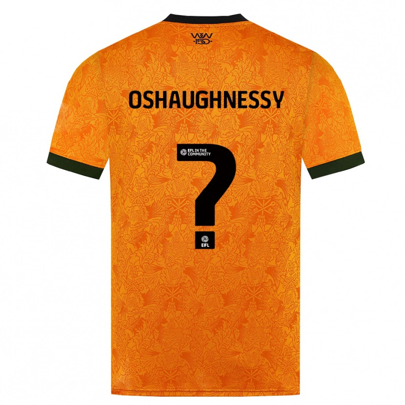 Danxen Hombre Camiseta Joe Oshaughnessy #0 Naranja Negro 1ª Equipación 2026/27 La Camisa