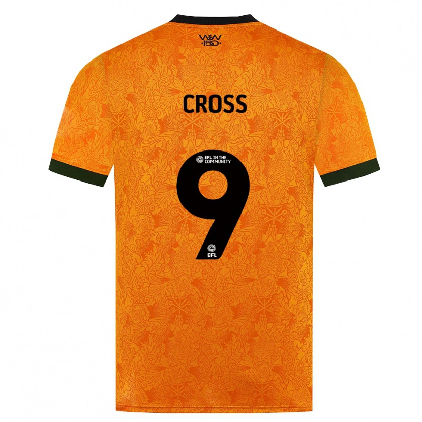 Danxen Hombre Camiseta Jade Cross #9 Naranja Negro 1ª Equipación 2026/27 La Camisa