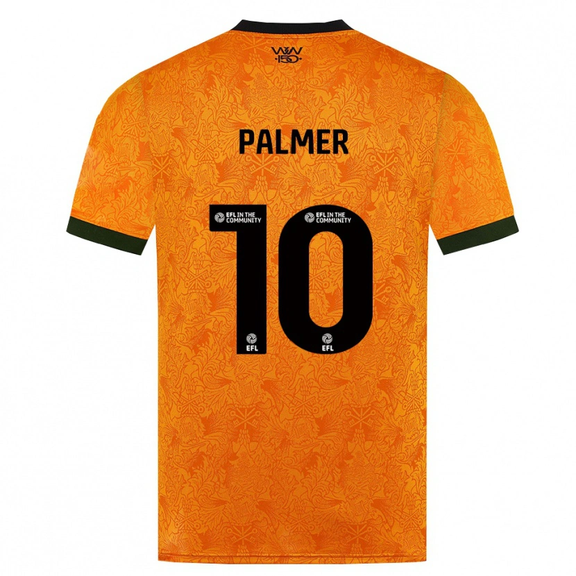 Danxen Hombre Camiseta Jamila Palmer #10 Naranja Negro 1ª Equipación 2026/27 La Camisa