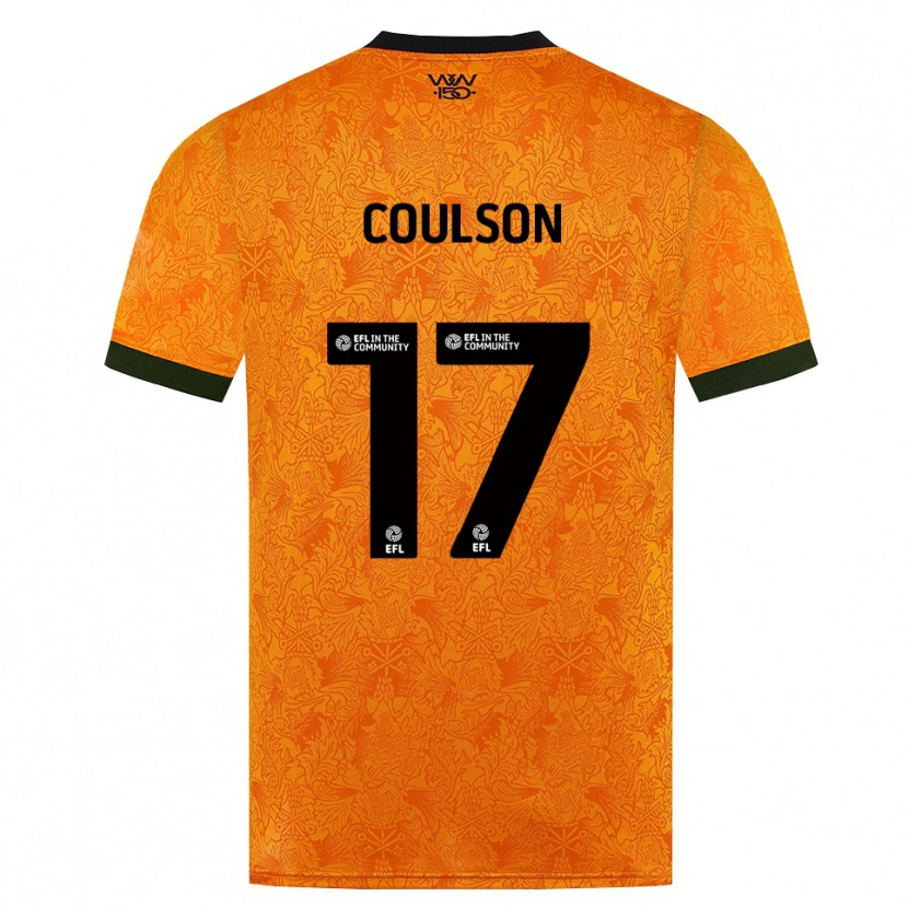 Danxen Hombre Camiseta Tyler Coulson #17 Naranja Negro 1ª Equipación 2026/27 La Camisa