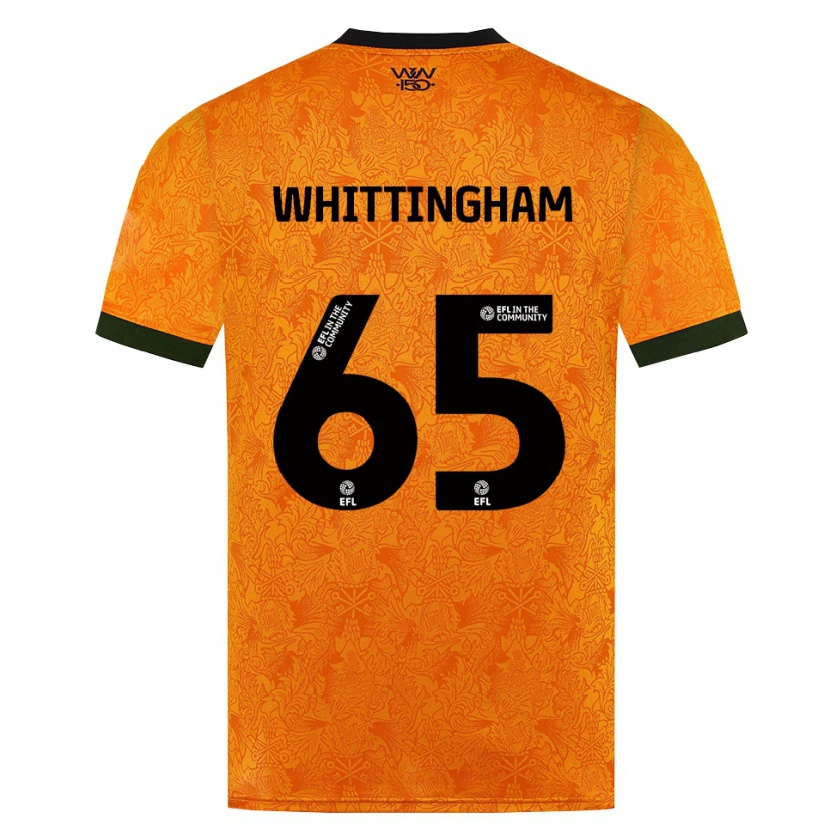 Danxen Hombre Camiseta Matthew Whittingham #65 Naranja Negro 1ª Equipación 2026/27 La Camisa
