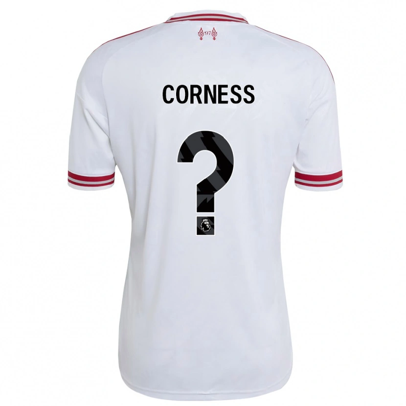 Danxen Hombre Camiseta Dominic Corness #0 Rojo Blanco 2ª Equipación 2026/27 La Camisa