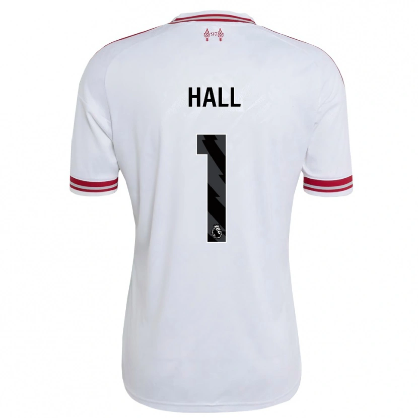 Danxen Hombre Camiseta Bailey Hall #1 Rojo Blanco 2ª Equipación 2026/27 La Camisa