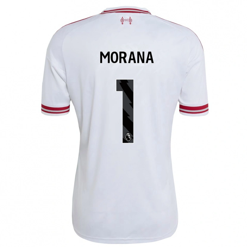 Danxen Hombre Camiseta Nathan Morana #1 Rojo Blanco 2ª Equipación 2026/27 La Camisa