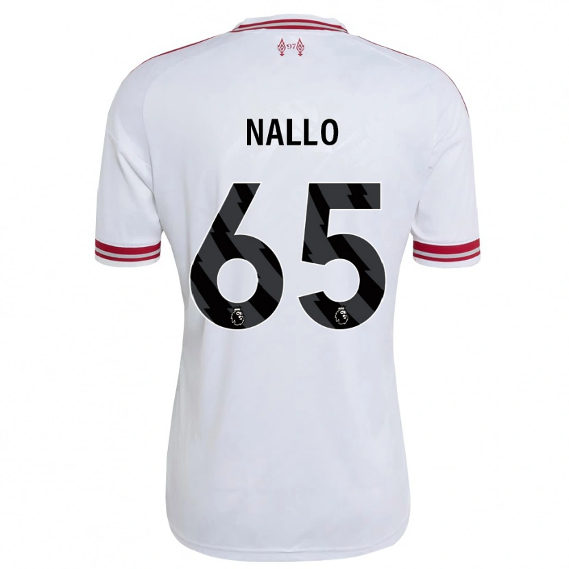 Danxen Hombre Camiseta Amara Nallo #65 Rojo Blanco 2ª Equipación 2026/27 La Camisa