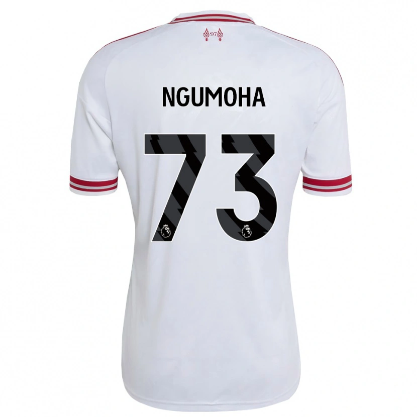 Danxen Hombre Camiseta Rio Ngumoha #73 Rojo Blanco 2ª Equipación 2026/27 La Camisa