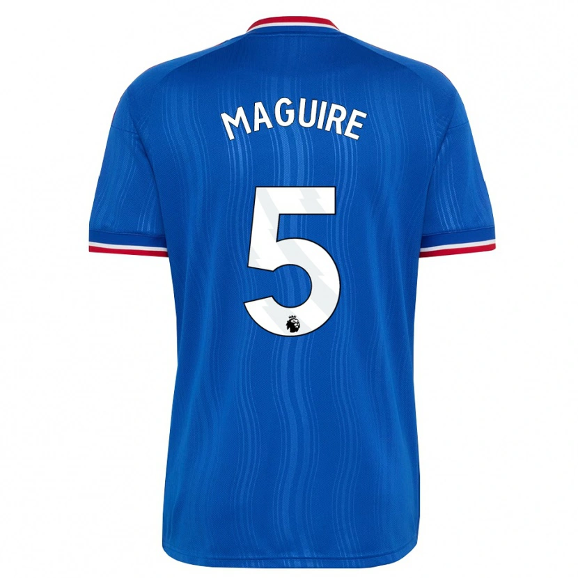 Danxen Hombre Camiseta Harry Maguire #5 Azul Blanco Rojo 2ª Equipación 2026/27 La Camisa