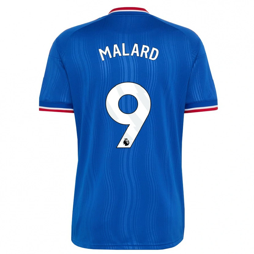 Danxen Hombre Camiseta Melvine Malard #9 Azul Blanco Rojo 2ª Equipación 2026/27 La Camisa