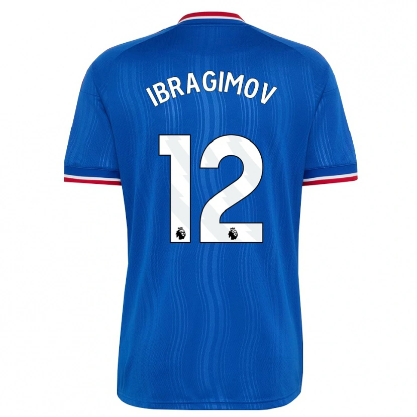 Danxen Hombre Camiseta Gazi Ibragimov #12 Azul Blanco Rojo 2ª Equipación 2026/27 La Camisa