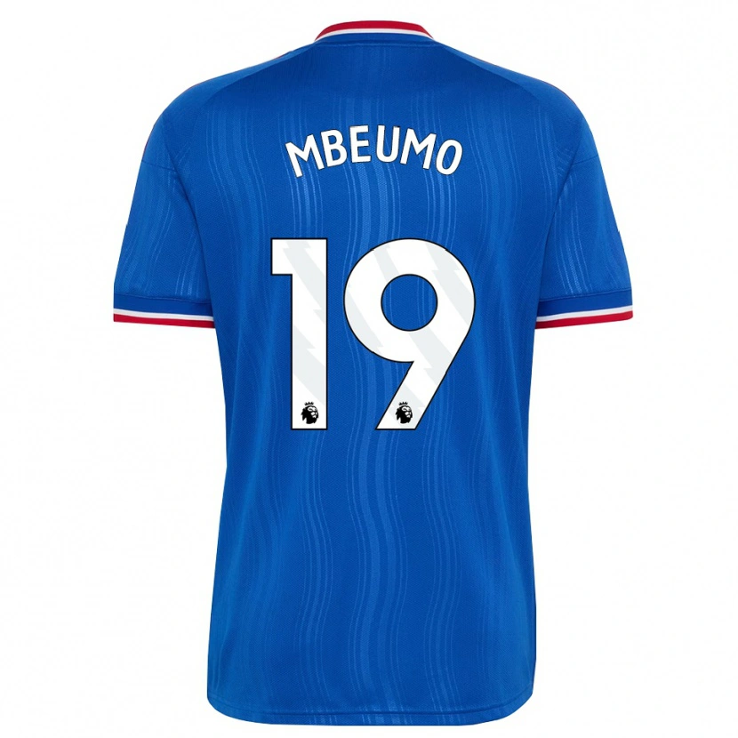 Danxen Hombre Camiseta Bryan Mbeumo #19 Azul Blanco Rojo 2ª Equipación 2026/27 La Camisa