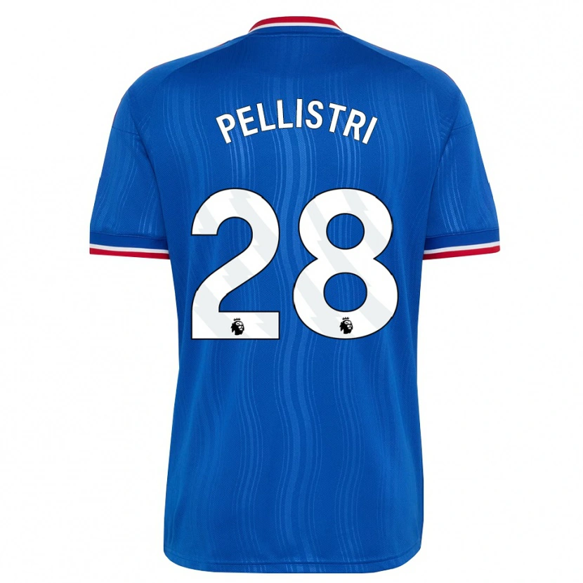 Danxen Hombre Camiseta Facundo Pellistri #28 Azul Blanco Rojo 2ª Equipación 2026/27 La Camisa