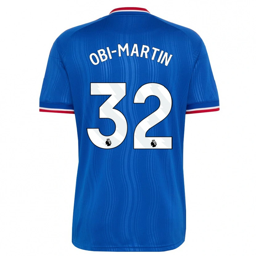Danxen Hombre Camiseta Chido Obi #32 Azul Blanco Rojo 2ª Equipación 2026/27 La Camisa