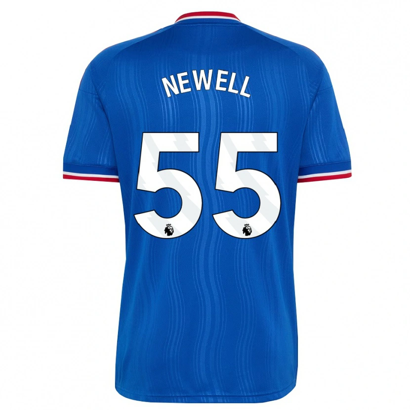 Danxen Hombre Camiseta Lucy Newell #55 Azul Blanco Rojo 2ª Equipación 2026/27 La Camisa