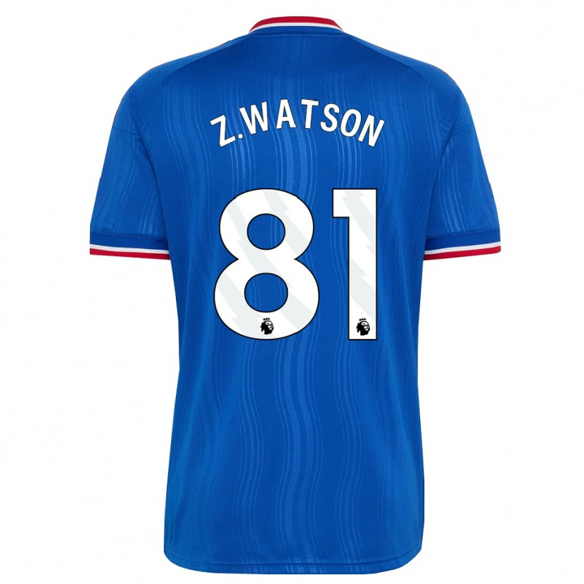 Danxen Hombre Camiseta Zac Watson #81 Azul Blanco Rojo 2ª Equipación 2026/27 La Camisa