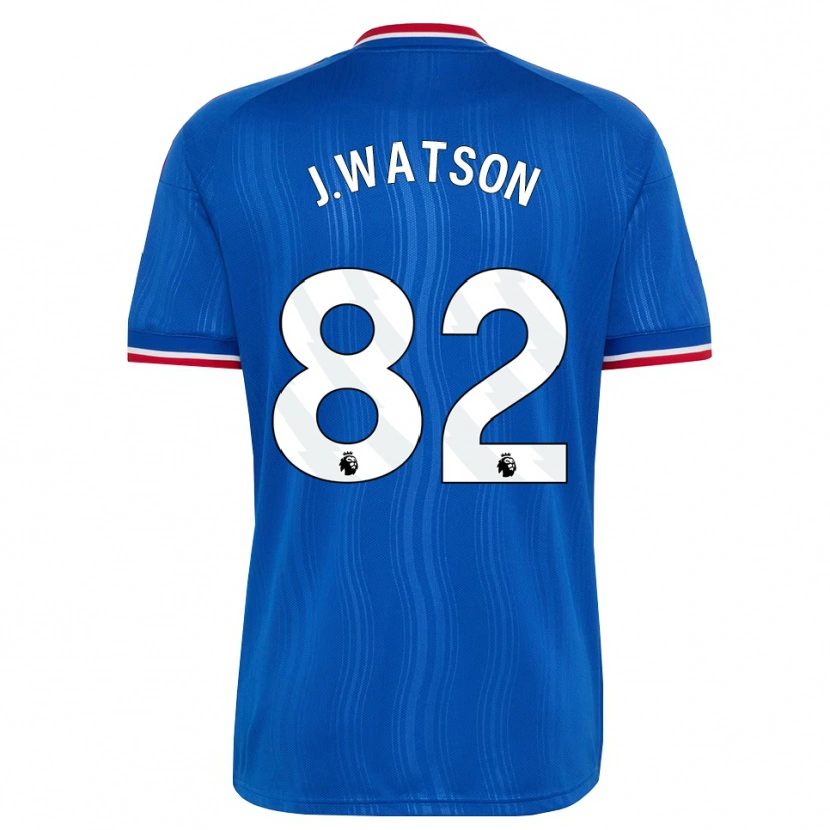 Danxen Hombre Camiseta Jacob Watson #82 Azul Blanco Rojo 2ª Equipación 2026/27 La Camisa