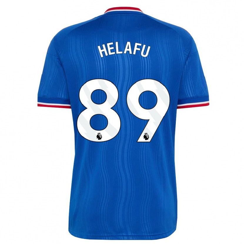 Danxen Hombre Camiseta Yuel Helafu #89 Azul Blanco Rojo 2ª Equipación 2026/27 La Camisa