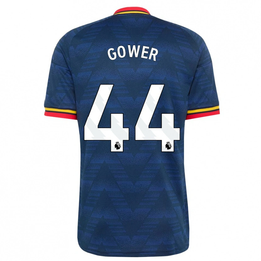 Danxen Hombre Camiseta Jimi Gower #44 Azulmedianoche Amarillo Rojo 2ª Equipación 2026/27 La Camisa