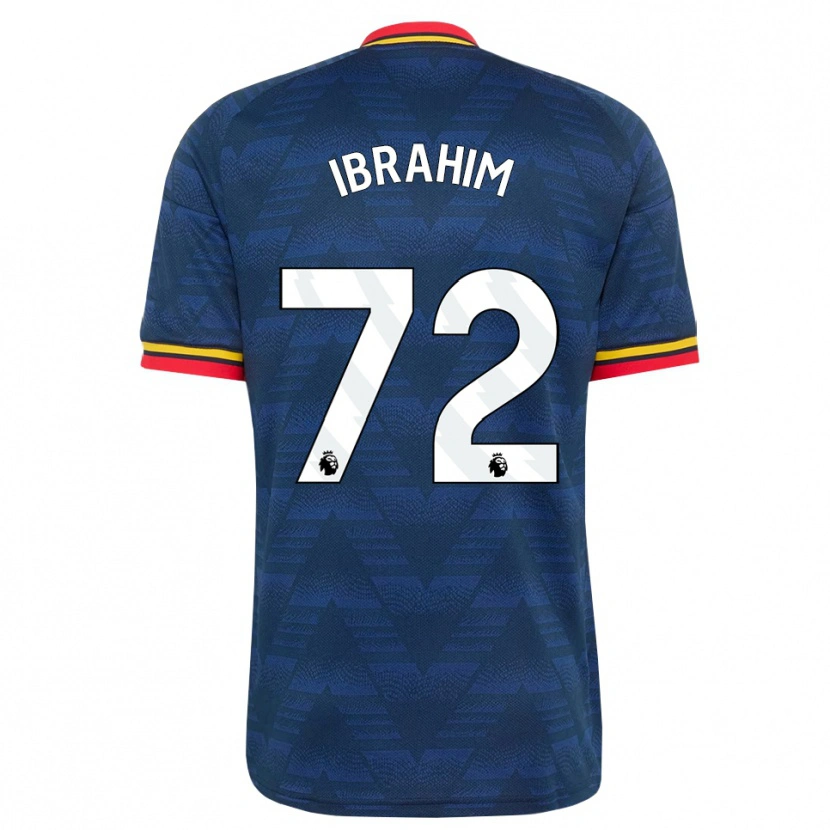 Danxen Hombre Camiseta Ife Ibrahim #72 Azulmedianoche Amarillo Rojo 2ª Equipación 2026/27 La Camisa