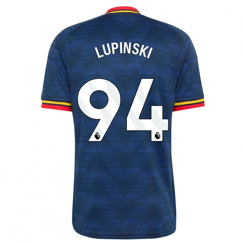 Danxen Hombre Camiseta Remi Lupinski #94 Azulmedianoche Amarillo Rojo 2ª Equipación 2026/27 La Camisa
