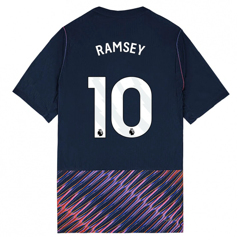 Danxen Hombre Camiseta Cole Ramsey #10 Azulreal Blanco 2ª Equipación 2026/27 La Camisa
