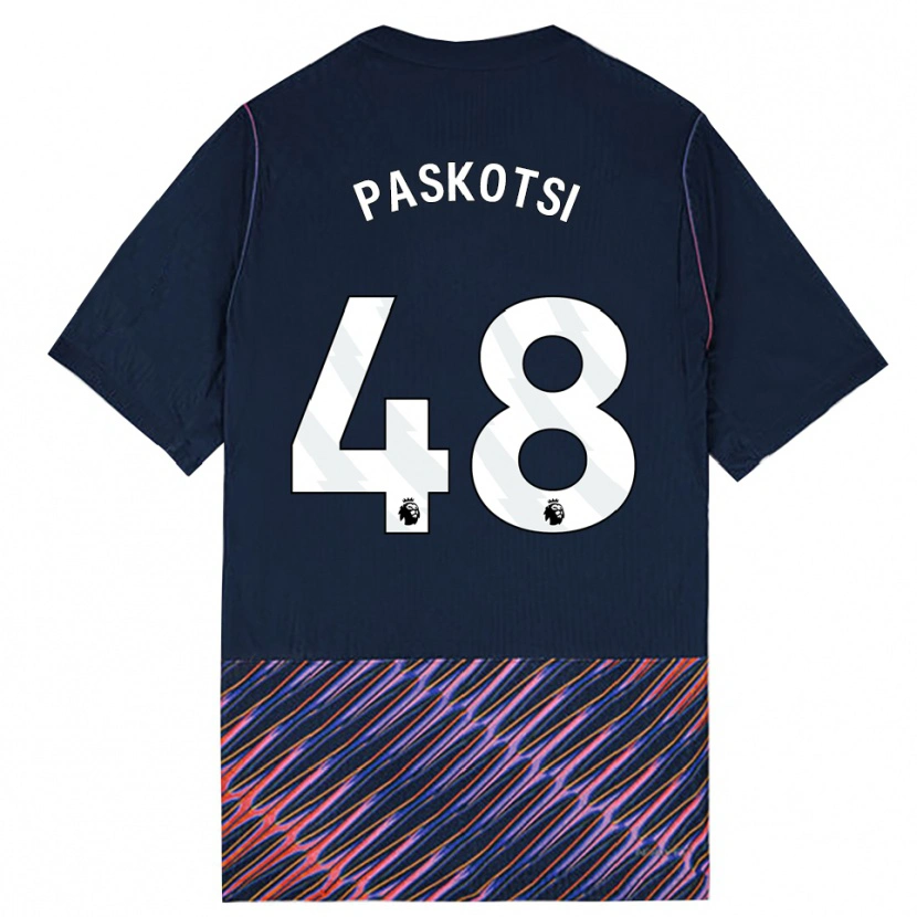Danxen Hombre Camiseta Maksim Paskotsi #48 Azulreal Blanco 2ª Equipación 2026/27 La Camisa