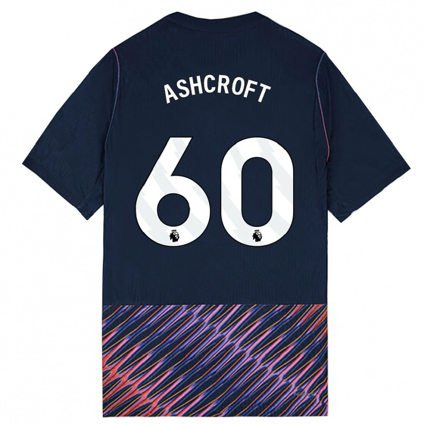 Danxen Hombre Camiseta Tyrell Ashcroft #60 Azulreal Blanco 2ª Equipación 2026/27 La Camisa